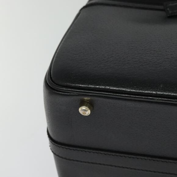 GUCCI Bamboo Hand Bag Leather Black Gold 013 2122 013 2122 - Picture 10 of 16